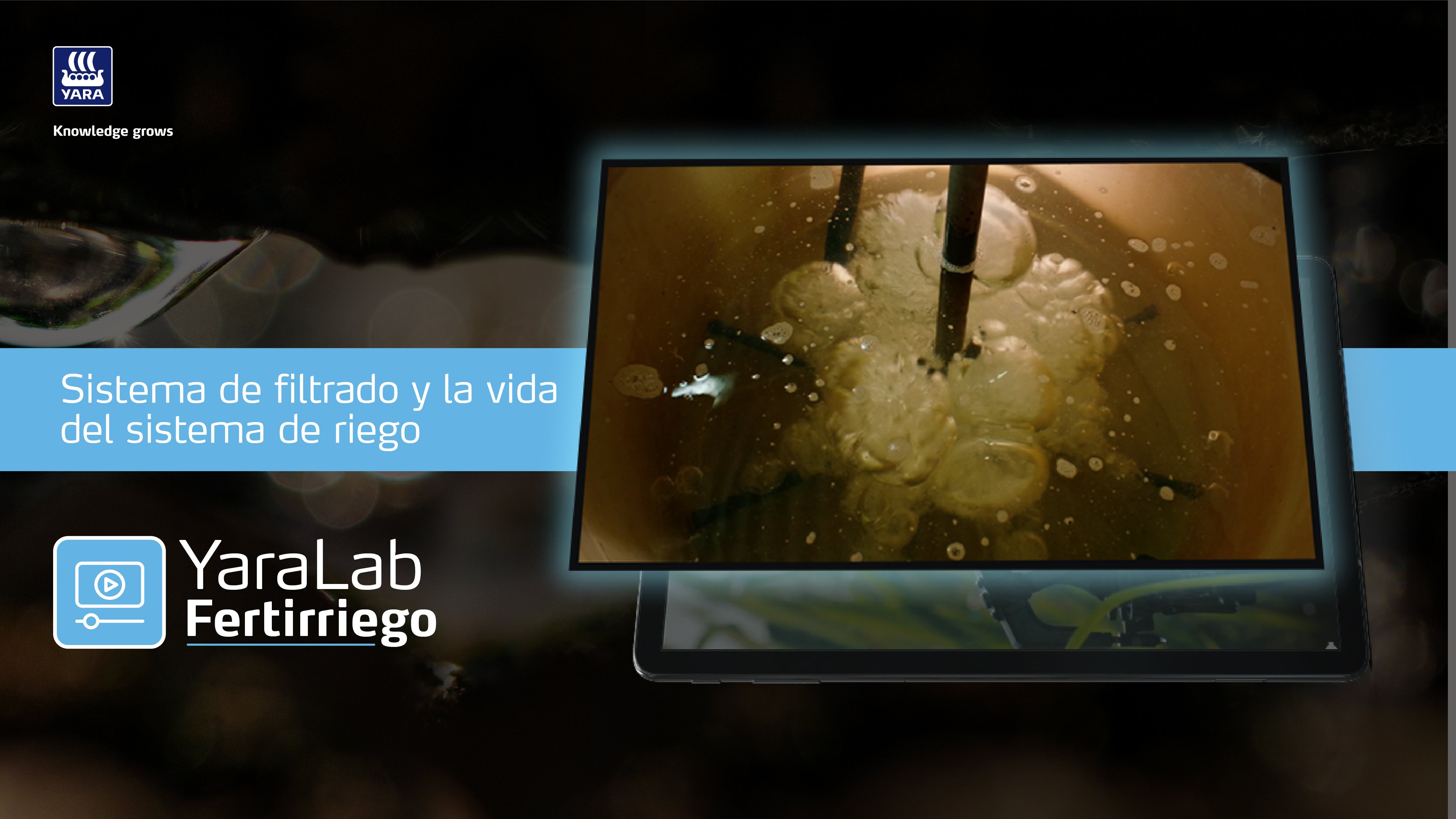 Sistema de filtrado y la vida del sistema de riego