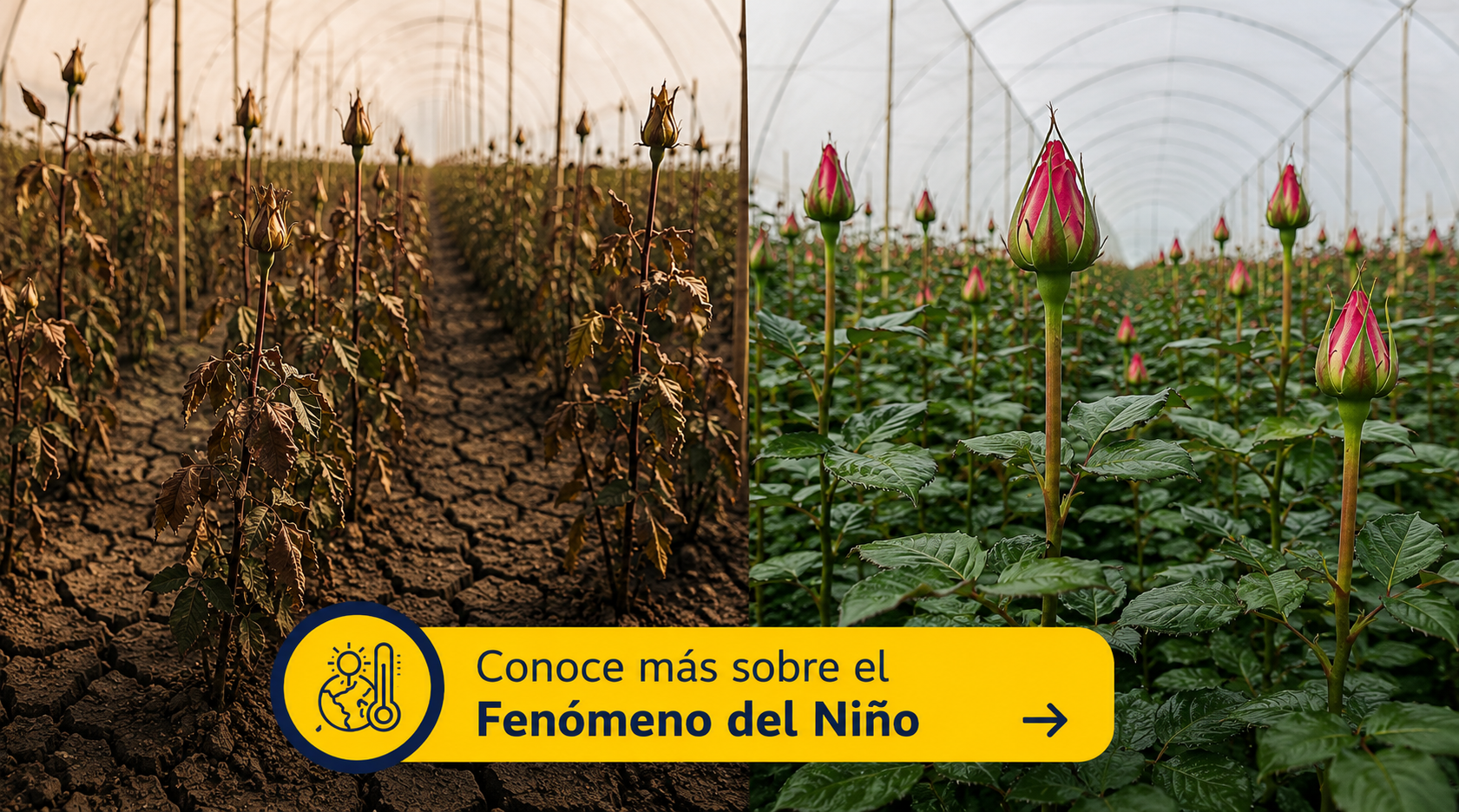 Flores en sequia